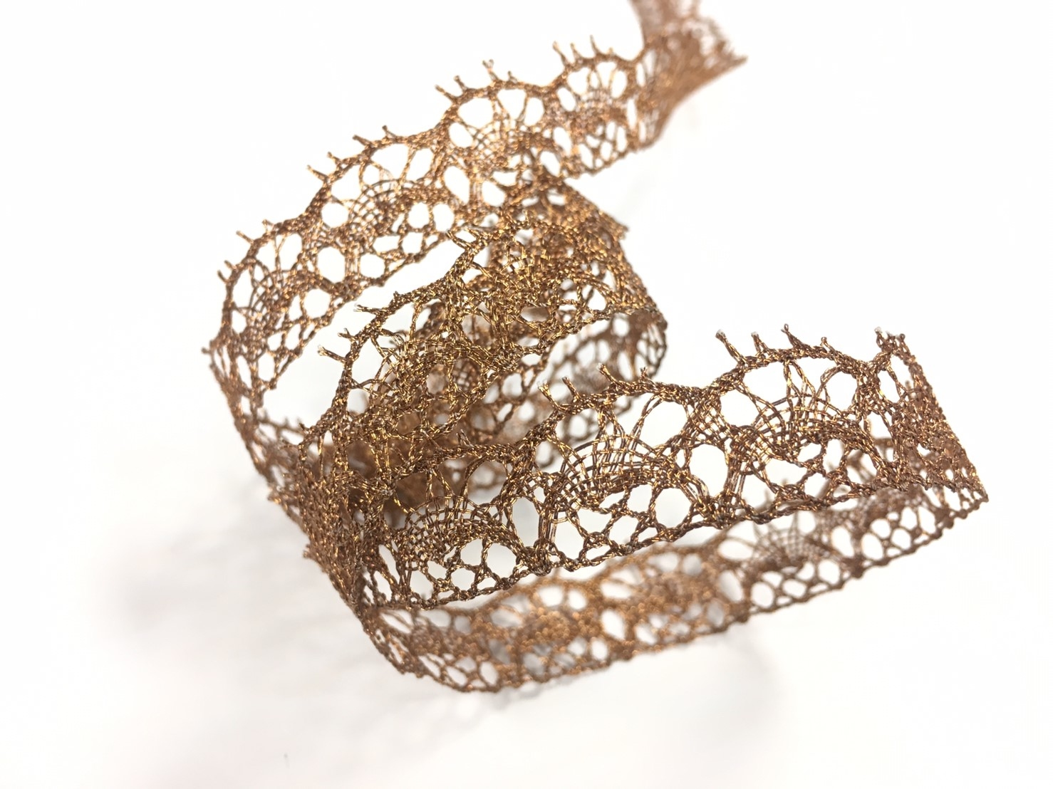 Torchon蕾絲金蔥紗/山陵編織/15mm