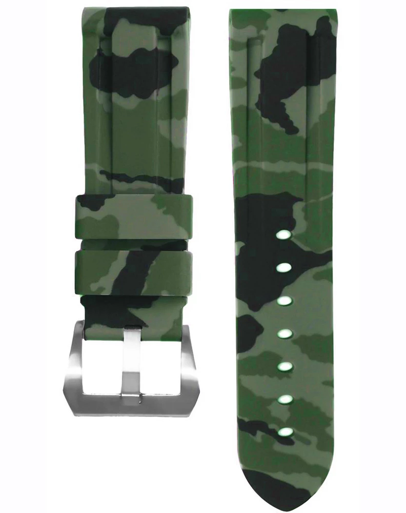 Kredo| Klein 矽膠錶帶 迷彩綠 OTUS錶款專用