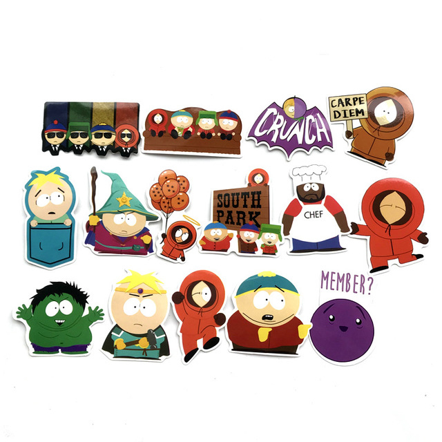 South Park 南方公園 American Drama 限量貼紙組合包 15入