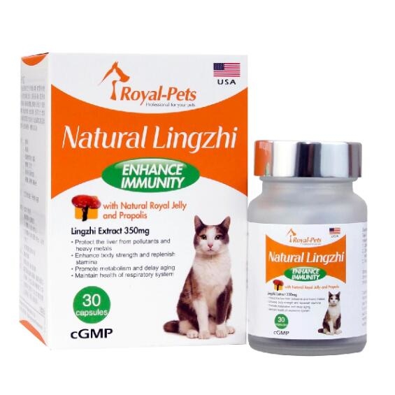 Royal-Pets Natural Lingzhi for cats 30capsules