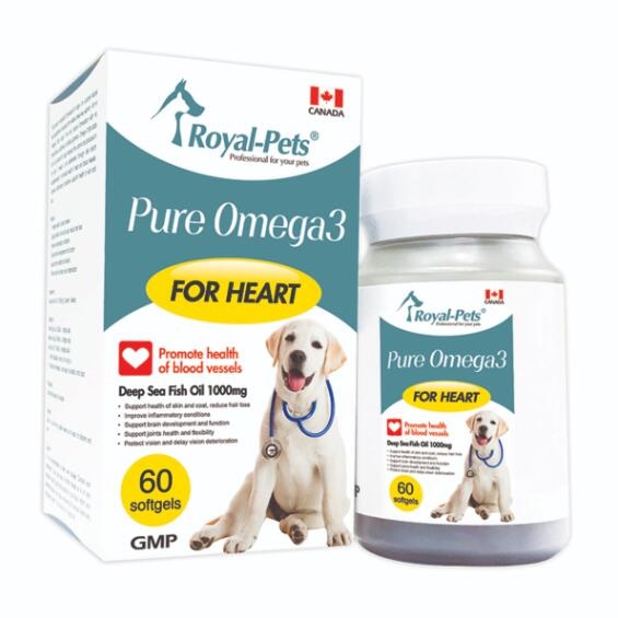 Royal-Pets Pure Omega3 for dogs 60softgels