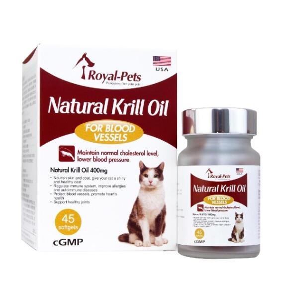 Royal-Pets Natural Krill Oil 400mg for cats 45softgels