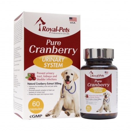 Royal-Pets Pure Cranberry for dogs 60 capsules