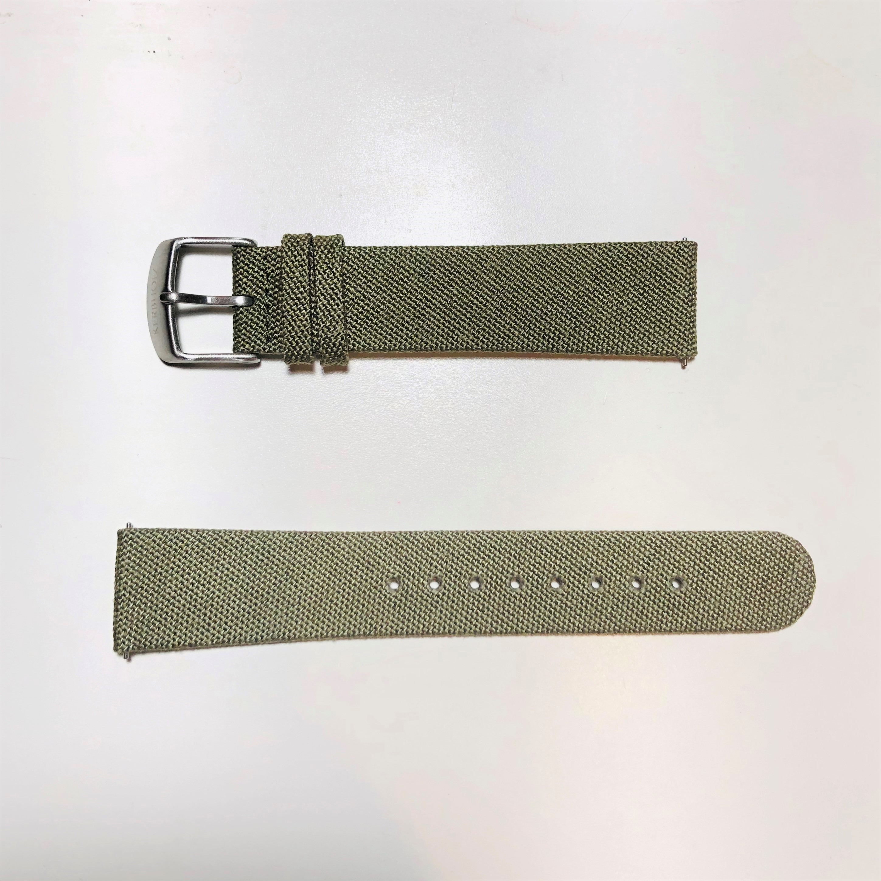 Franz 橄欖綠帆布錶帶