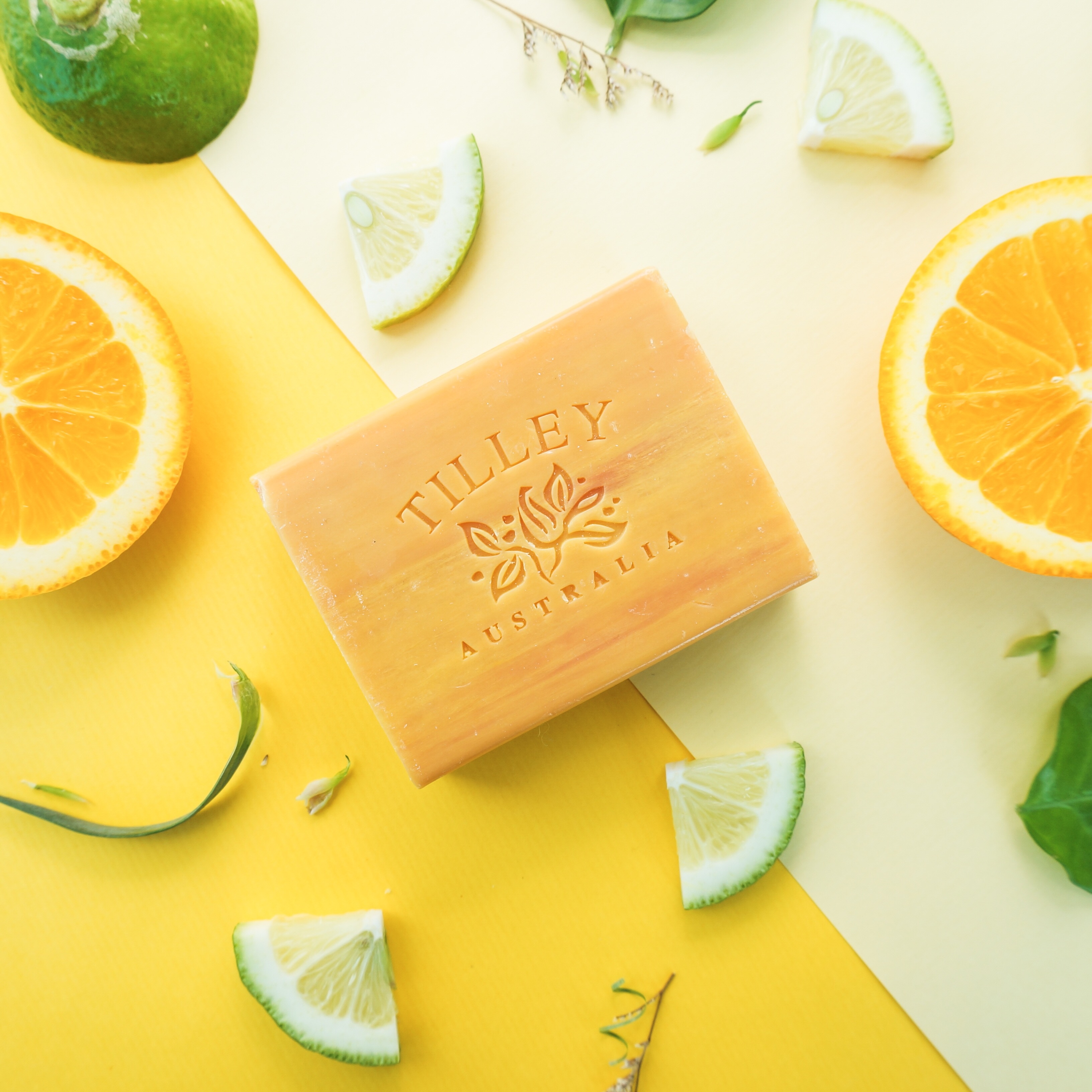 檸檬橙香天然手工法國進口肥皂