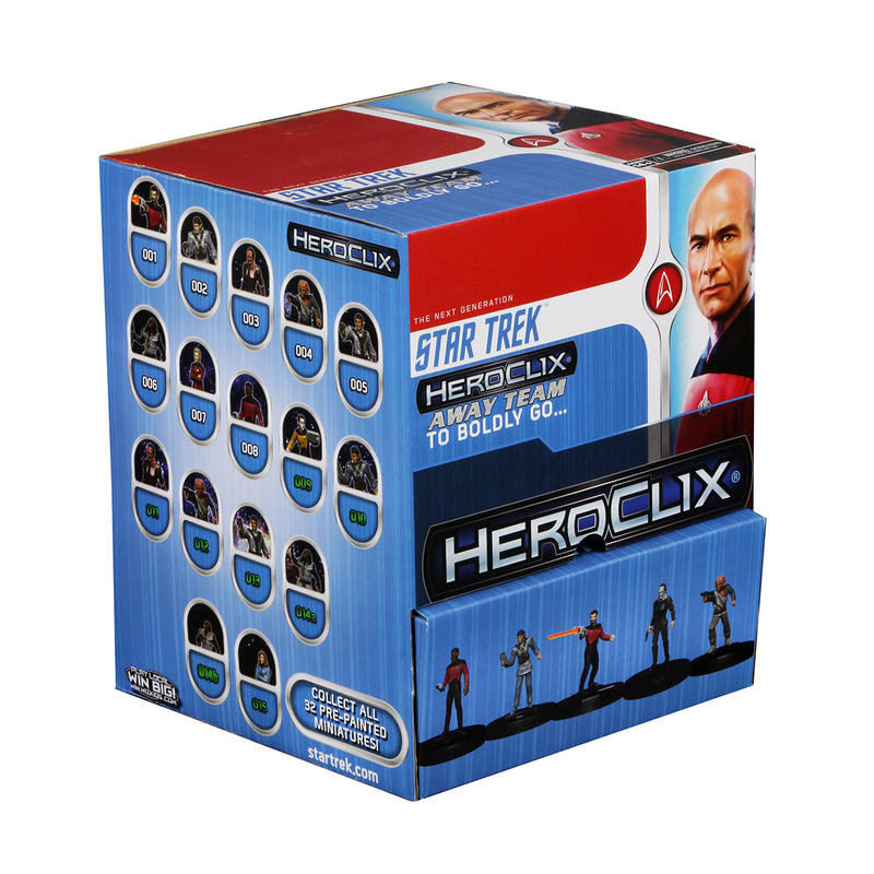 反轉英雄  星際迷航 銀河飛龍 star trek 第二彈 整箱 WIZKIDS HEROCLIX