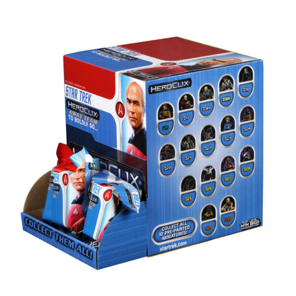 反轉英雄  星際迷航 銀河飛龍 star trek 第二彈 整箱 WIZKIDS HEROCLIX