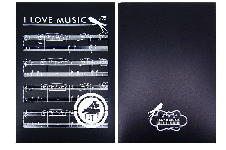 樂譜夾 台製 新型演奏家譜夾6頁 C604 鋼琴演奏