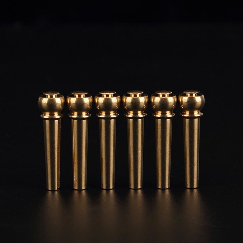 純銅弦釘 (6支1組) JT0124 民謠吉他 木吉他 黃銅弦釘