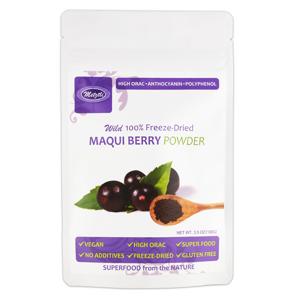 100% 野生馬基莓粉