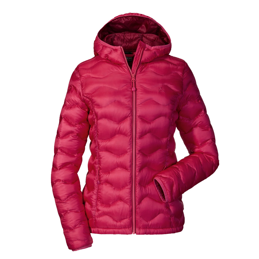 【Schoffel】女保暖透氣防風抗雪連帽羽絨外套 / 9SL20-12527-甜心桃