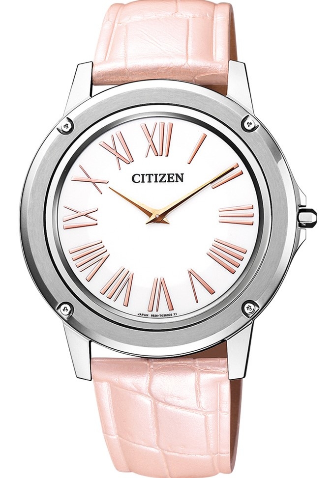 萬年鐘錶 - Citizen Eco-Drive One  星辰錶 超薄 One  系列 女錶  EG9000-01A    錶徑 : 39 MM