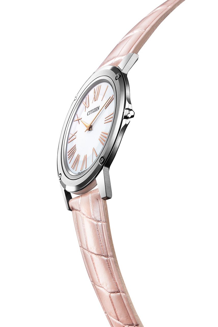 萬年鐘錶 - Citizen Eco-Drive One  星辰錶 超薄 One  系列 女錶  EG9000-01A    錶徑 : 39 MM
