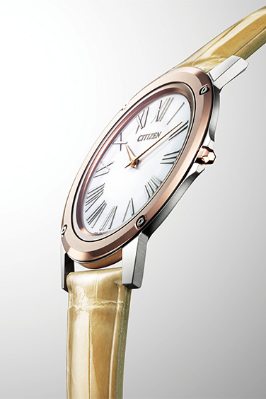 萬年鐘錶 - Citizen Eco-Drive One  星辰錶 超薄 One  系列 腕錶  EG9004-18A    錶徑 : 39 MM