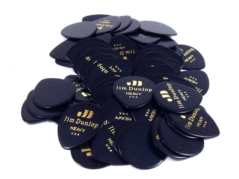 PICK 彈片 美國Dunlop 485R03 黑色 Tear Drop