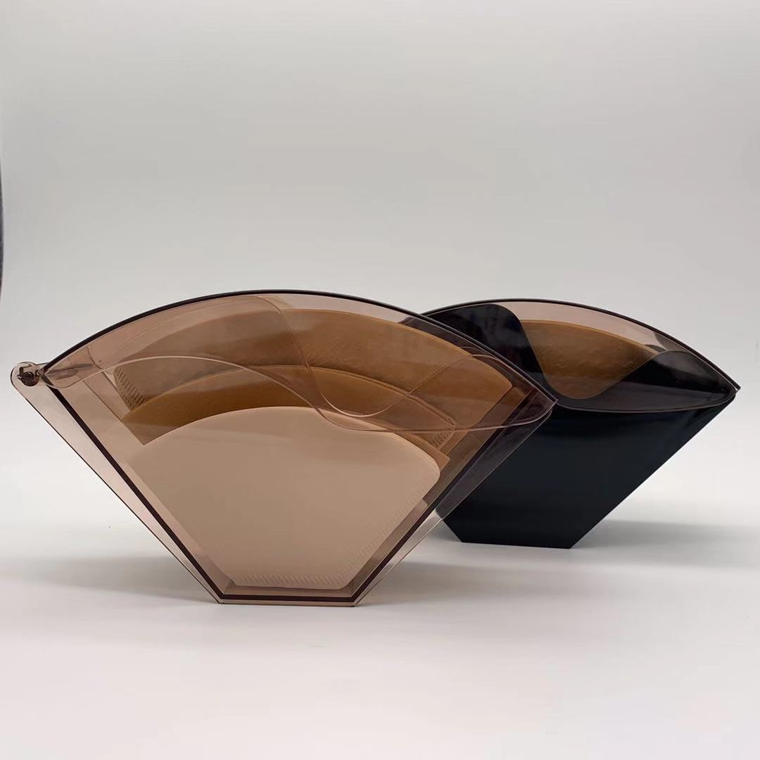 下村 咖啡濾紙盒 / 透明咖 / 透明黑