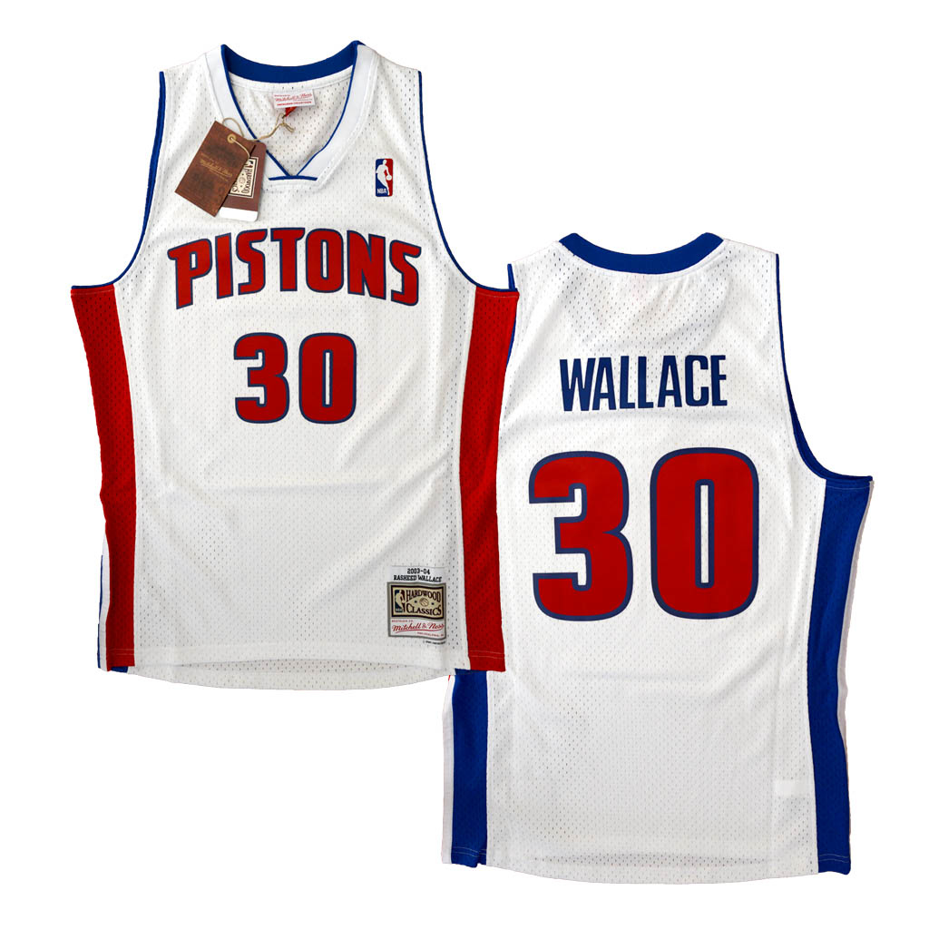 Mitchell & Ness 底特律活塞隊 Rasheed Wallace 2003-2004 復刻 Swingman 球衣