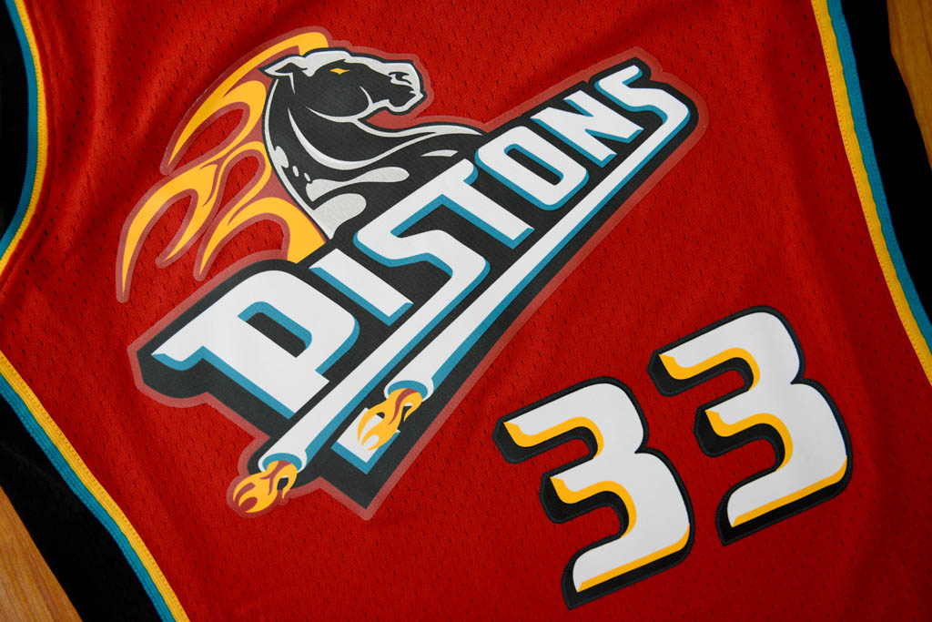 Mitchell & Ness 底特律活塞隊 Grant Hill 1999-2000 復刻 Swingman 球衣