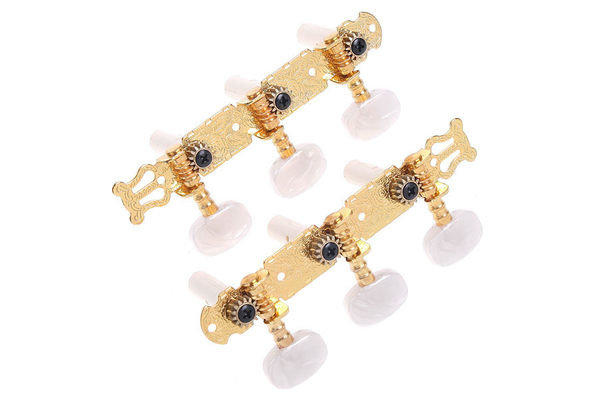 吉他弦鈕 鍍金古典 (1套2排) Alice AOD-019CP 吉他旋鈕