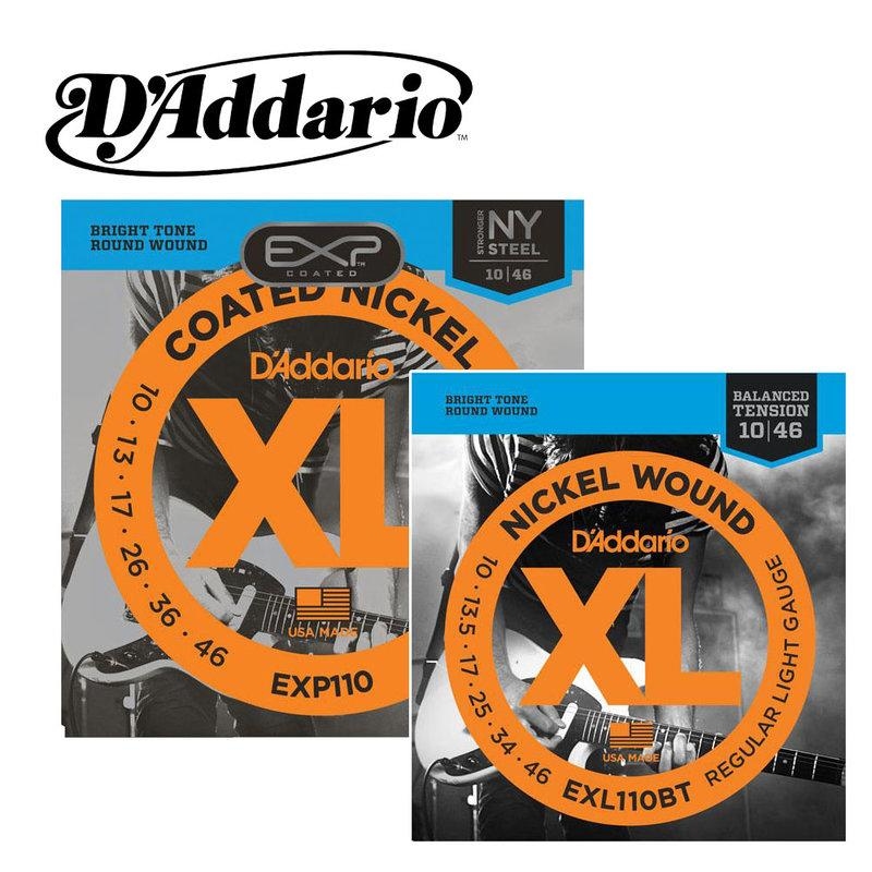 電吉他弦 美國D'addario EXL110 / EXL110BT 套弦