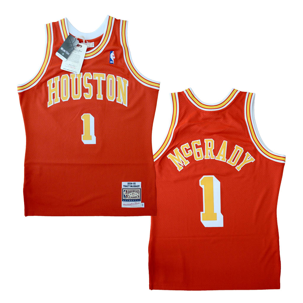 Mitchell & Ness 休士頓火箭隊 Tracy McGrady 2004-2005 復刻 球員版球衣