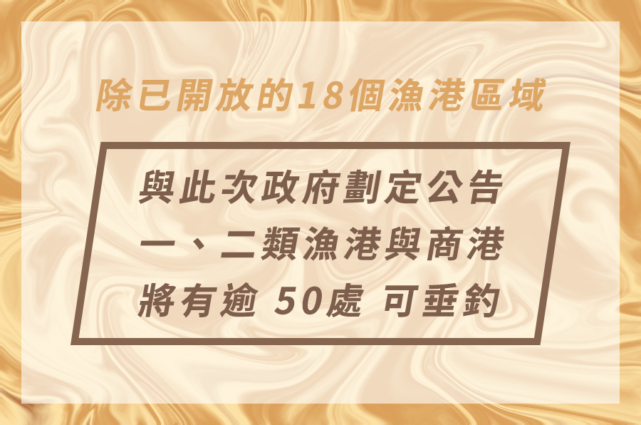 除已開放的18個漁港區域