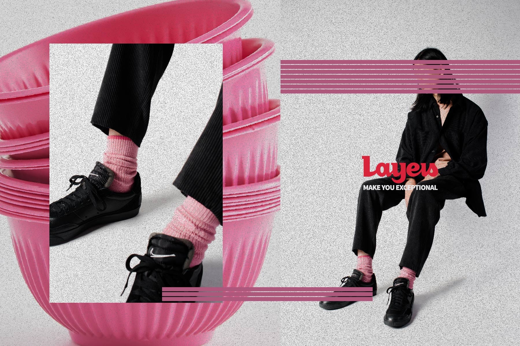 台灣機能襪履品牌 nozzle quiz 2019 F/W 以「在你心中『台灣』是什麼顏色？」為主題推出 LAYERS 新款6色襪款，以獨有的台味融入日常穿搭。