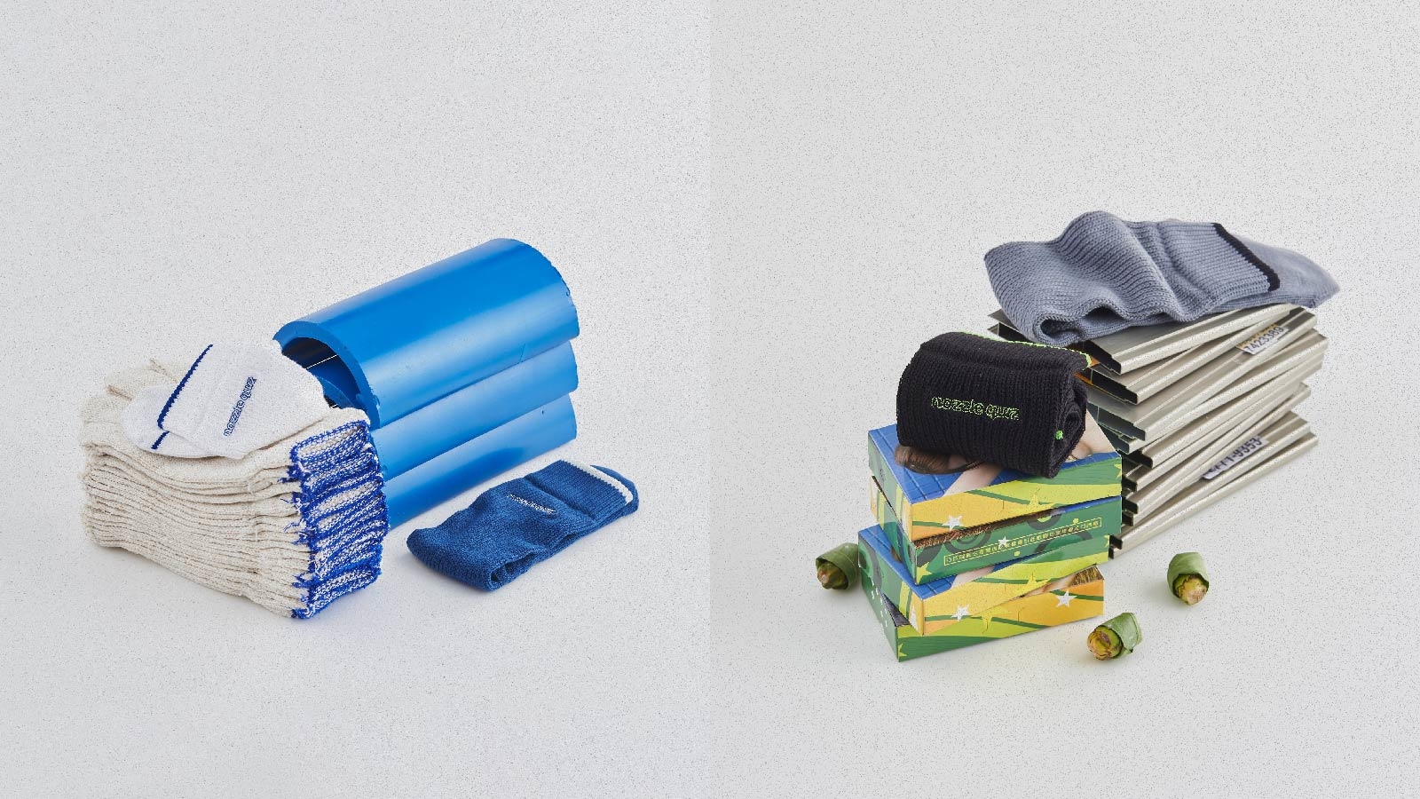 台灣機能襪履品牌 nozzle quiz 2019 F/W 以「在你心中『台灣』是什麼顏色？」為主題推出 LAYERS 新款6色襪款，以獨有的台味融入日常穿搭。