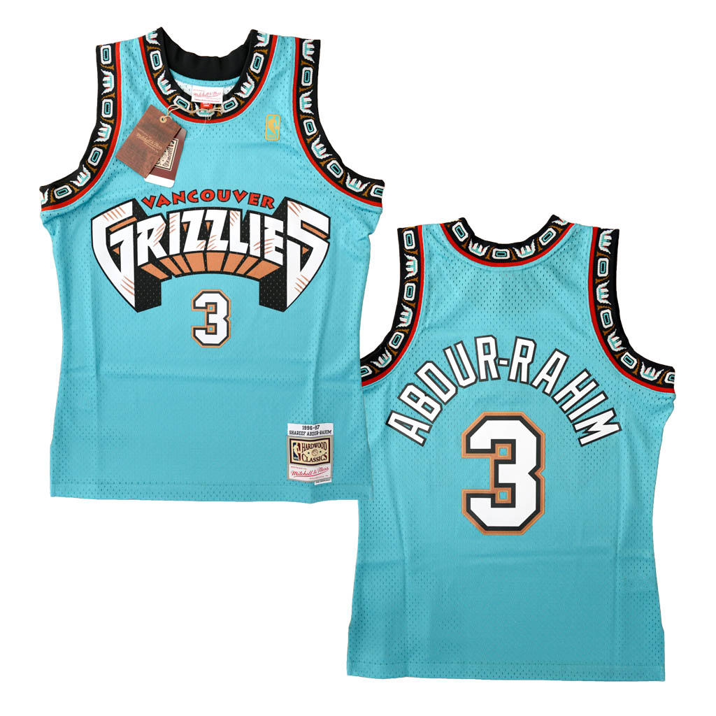 Mitchell & Ness 溫哥華灰熊隊 Shareef Abdur-Rahim 1996-1997 復刻 Swingman 球衣