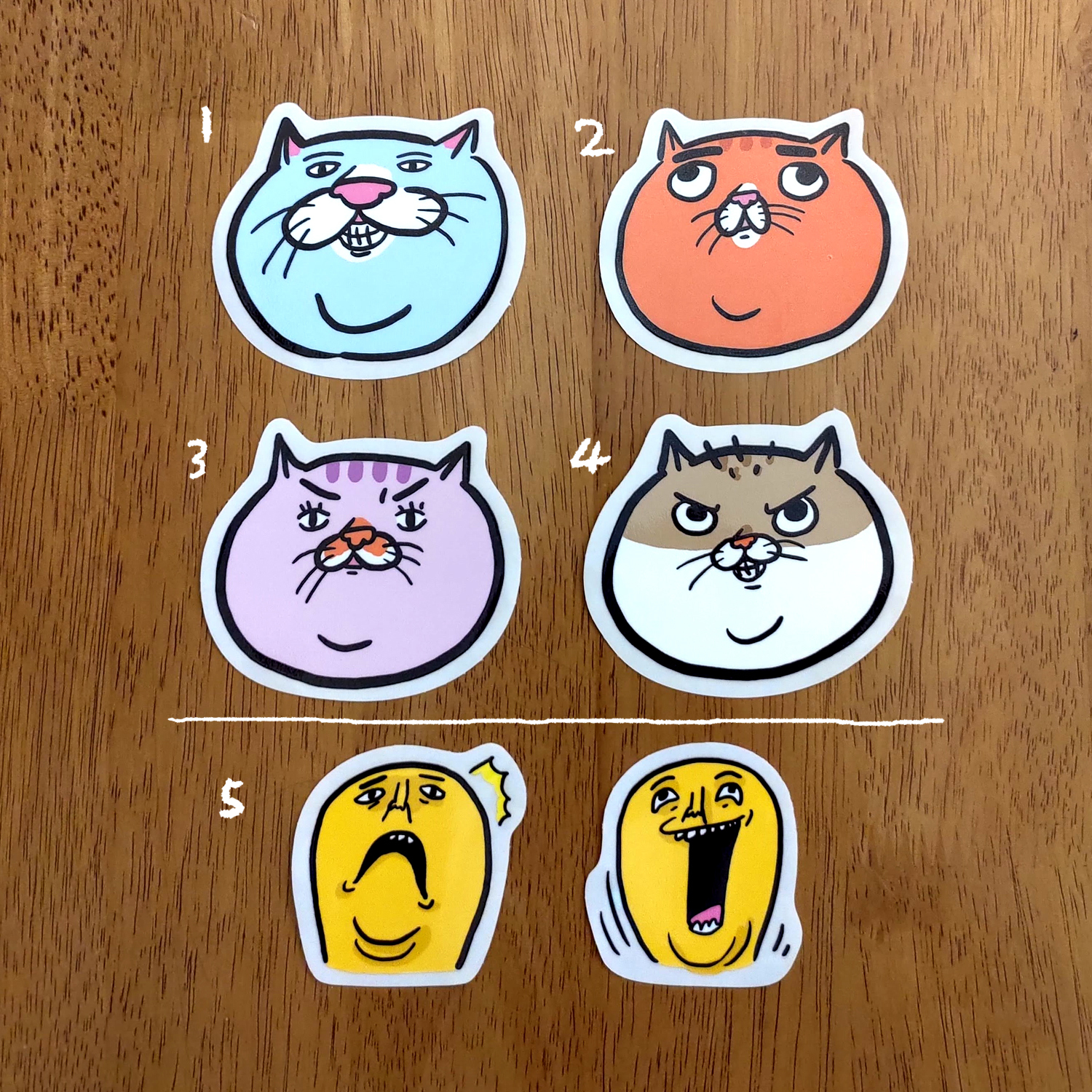 【ehcat貓室友】防水透明貼紙 part1