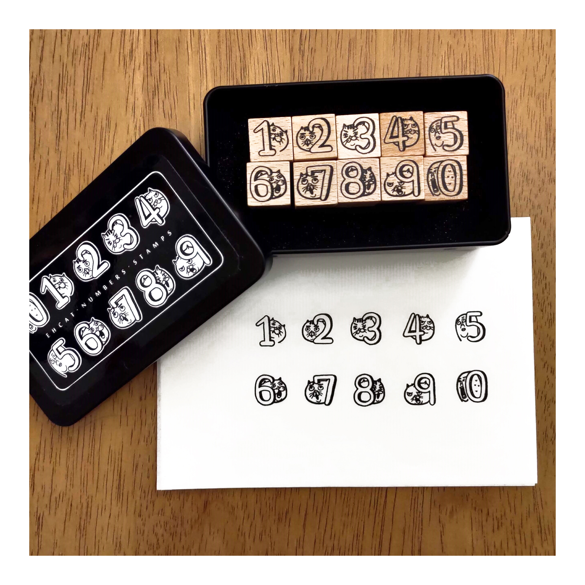 【ehcat貓室友】數字印章組