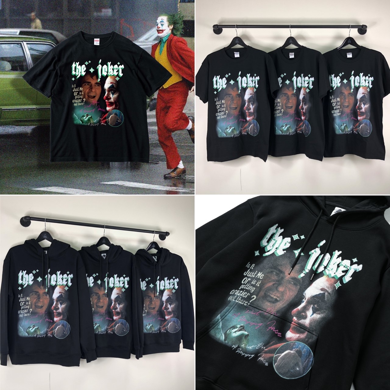 GHOST MADE  “THE JOKER” T-SHIRT 瓦昆·菲尼克斯 肖像短袖 小丑 短Tee 帽ee GhostMade