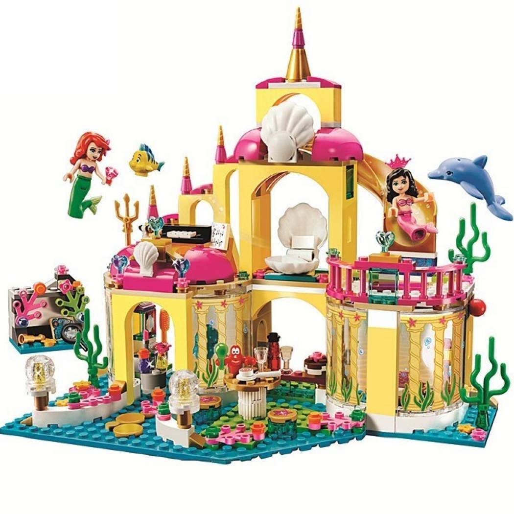 PRINCESS MERMAID UNDERSEA PALACE BLOCKS NO BOX NA208