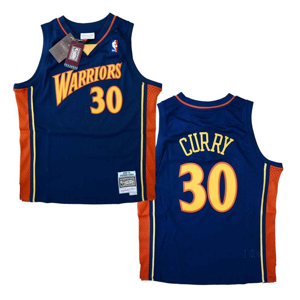 Mitchell & Ness 金州勇士隊 Stephen Curry 2009-2010 青年版 Swingman 球衣