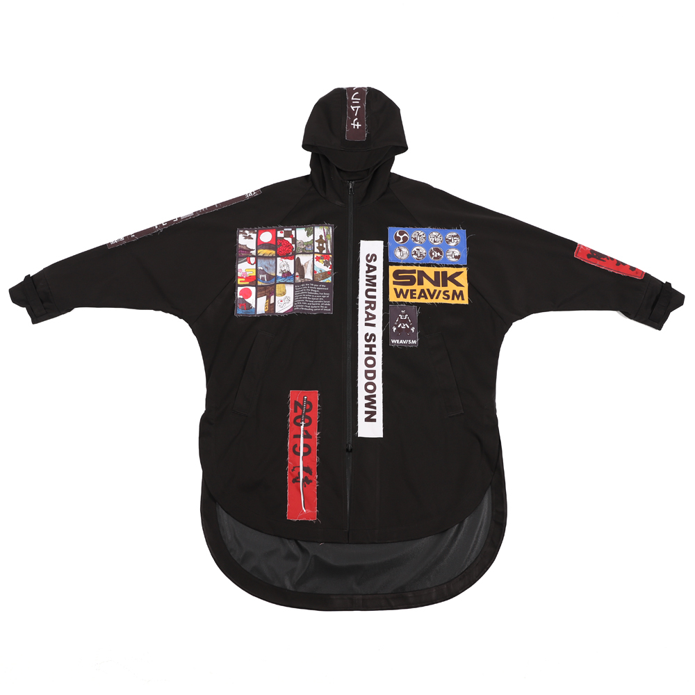 侍魂曉 防潑水風衣 (黑)