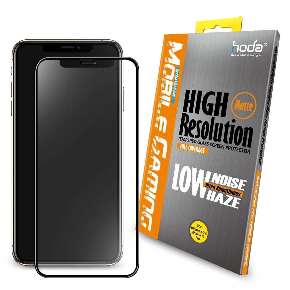 清倉優惠【HODA好貼】iPhone 系列 手遊專用2.5D滿版高解析霧面9H鋼化玻璃保護貼