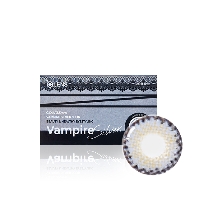 OLENS Vampire SILVER Soft Contact Lens
