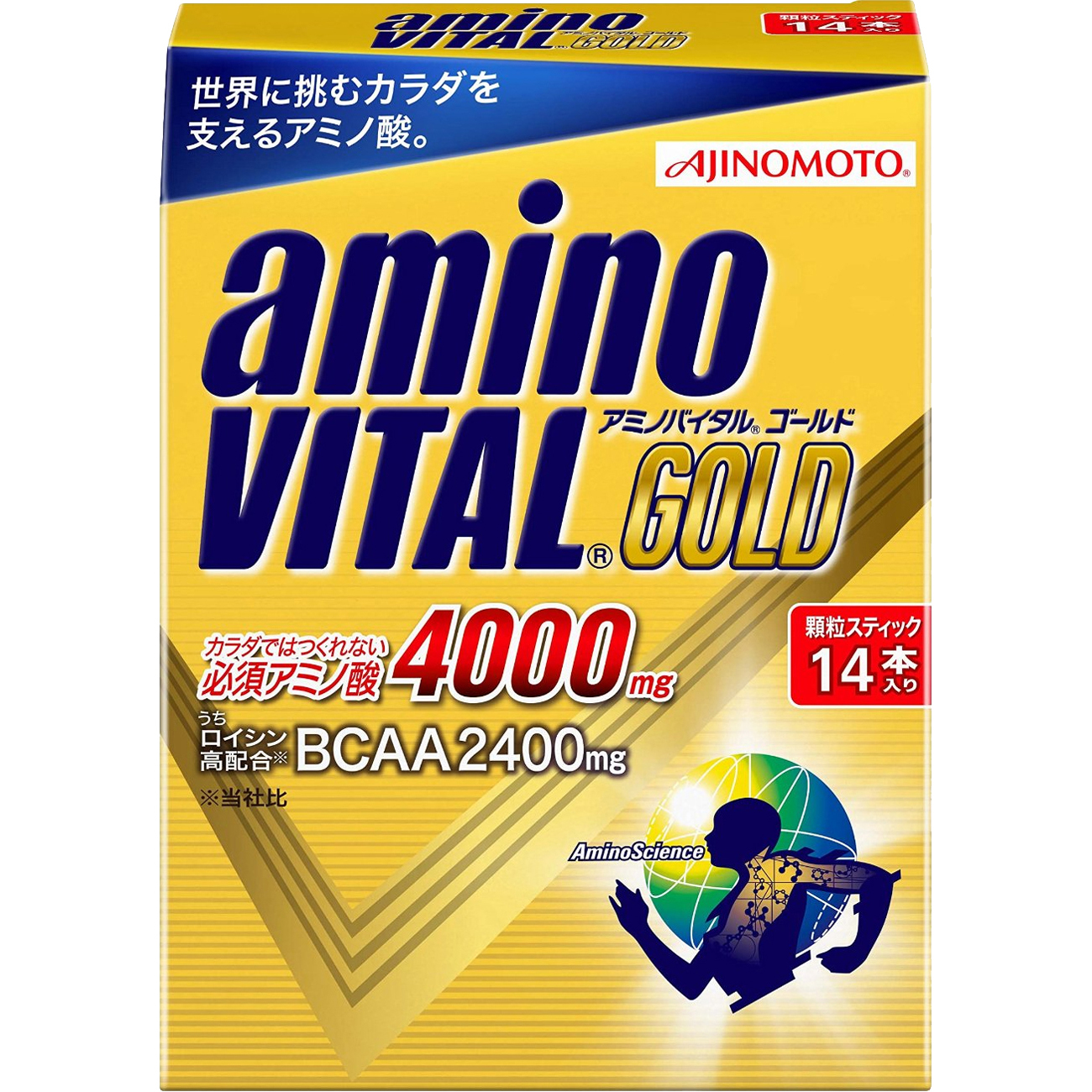 【aminoVITAL日本味之素】GOLD黃金級 胺基酸粉末 4.7公克x14小包