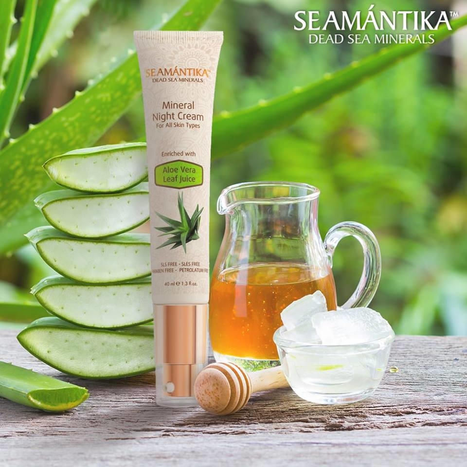 SEAMANTIKA  死海礦物晚霜-蘆薈汁 40ml
