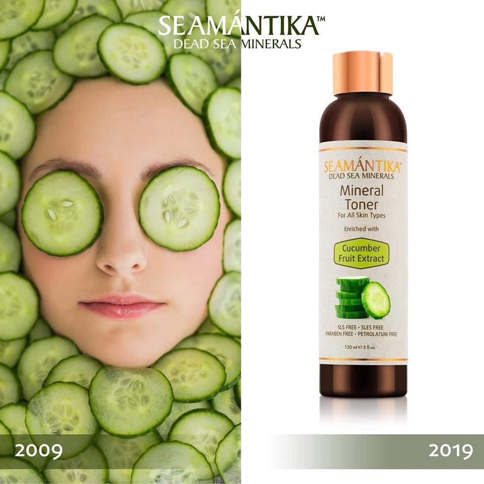 【擊退暗瘡!】SEAMANTIKA 死海礦物青瓜爽膚水 150 ml