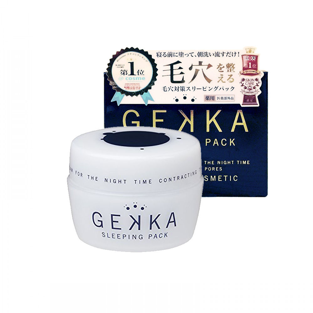 Gekka 日本Sleeping Pack 水洗式強力收毛縮睡眠面膜