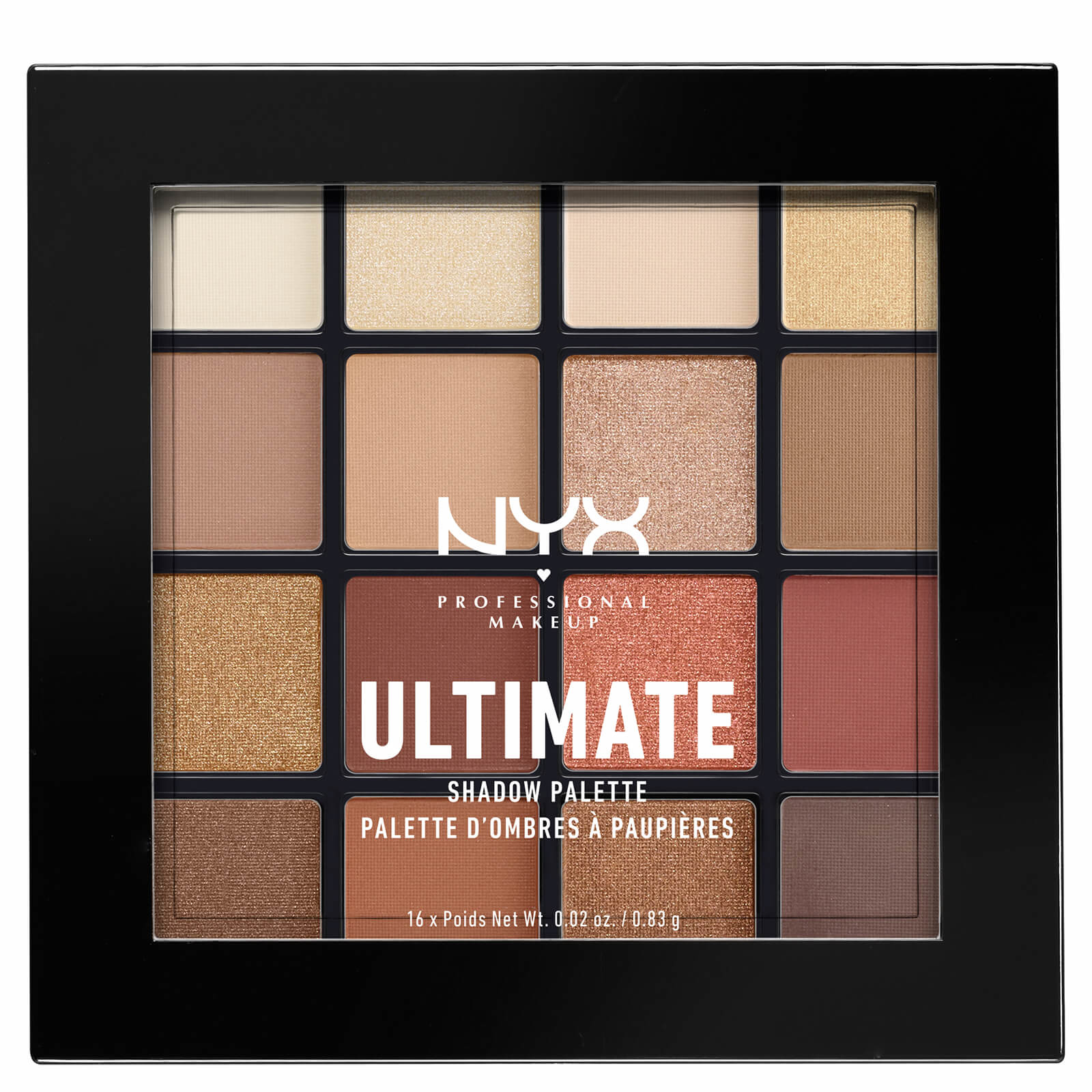 NYX NYX Ultimate 16色眼影盤 - 03 Warm Neturals