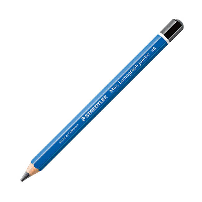 【STAEDTLER 施德樓】頂級藍桿超寬素描鉛筆 MS100 J