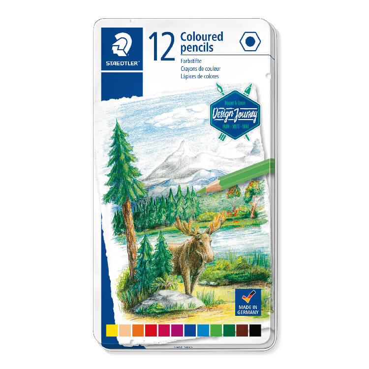 【STAEDTLER 施德樓】設計家油性色鉛筆12色組 MS146 C M12