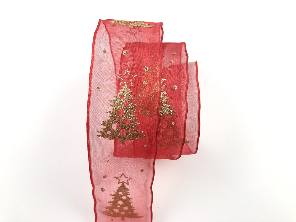 金粉聖誕樹/網紗鐵絲/38mm