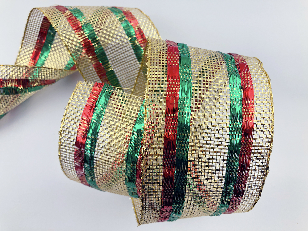 編織金箔/單邊鐵絲/特寬62mm