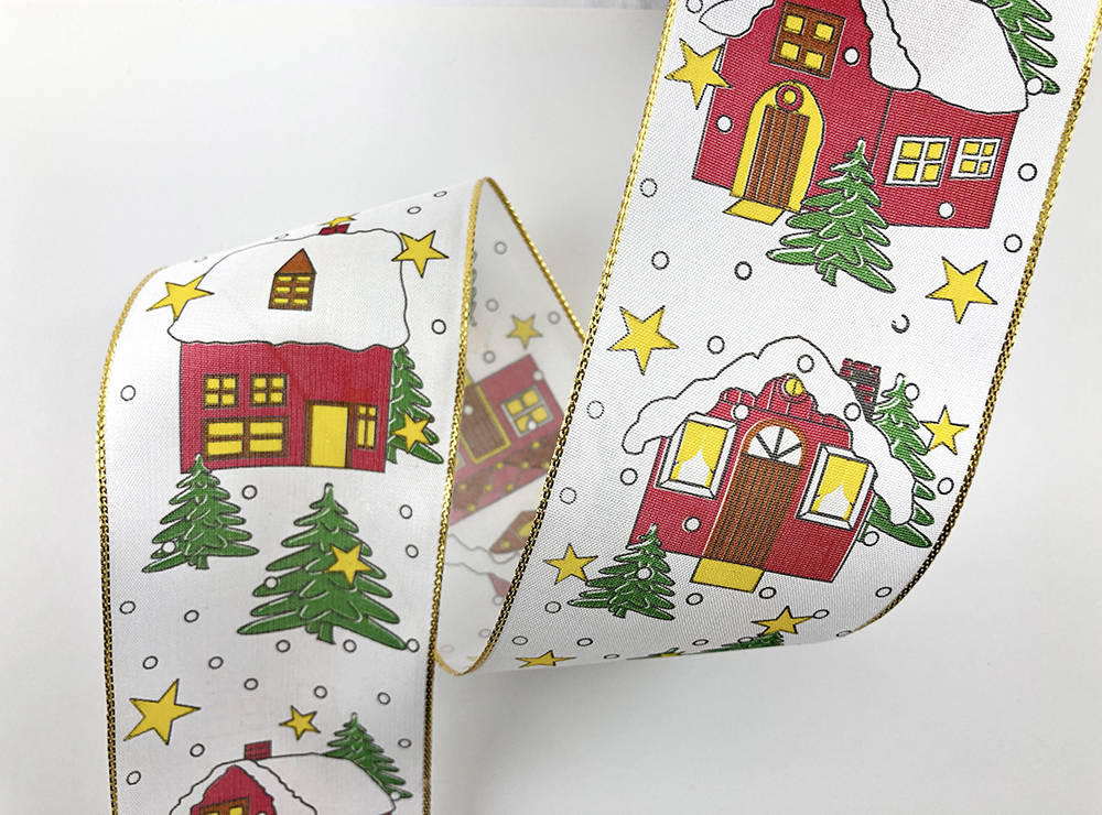 聖誕雪屋/鐵絲/特寬62mm