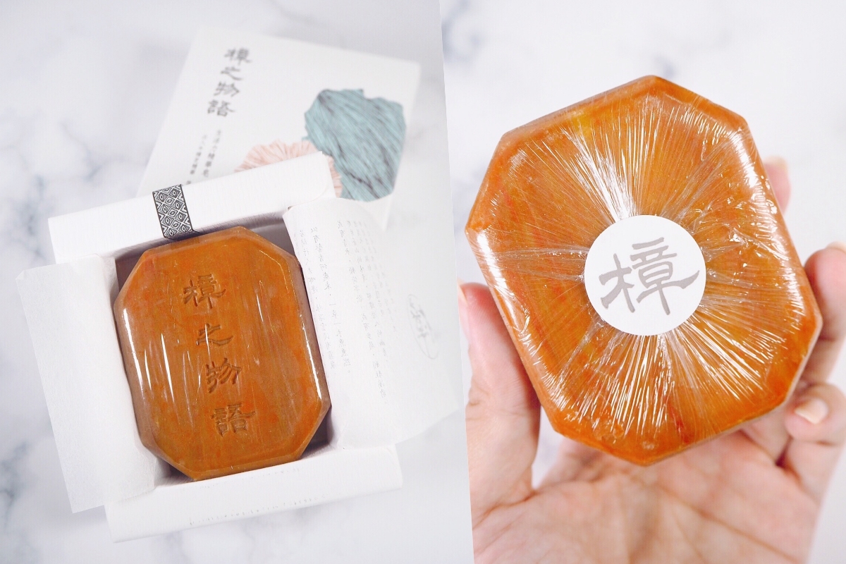 樟之物語 活力沐浴精華皂前後耗時3年，包含尋找品質最好的牛樟芝，選用純天然的油脂，加上數十種配方比例反覆測試，調配出最貼合肌膚，且不失清潔力、滋潤度和泡沫細密度的皂基