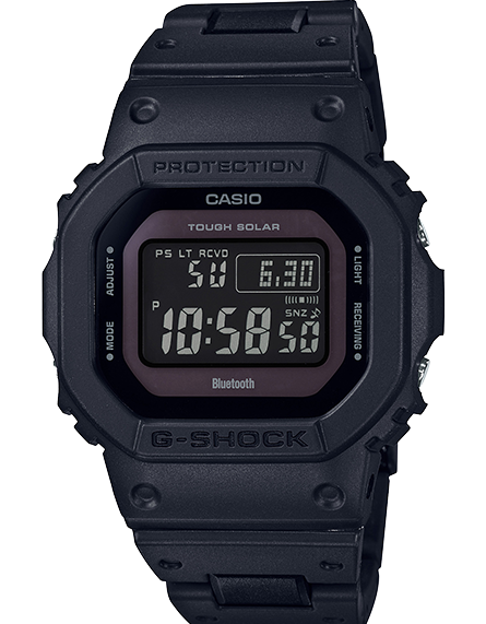 萬年鐘錶 - G-SHOCK  太陽能電波  藍芽連線 電子錶  GW-B5600BC-1B  錶徑 : 48.9 mm