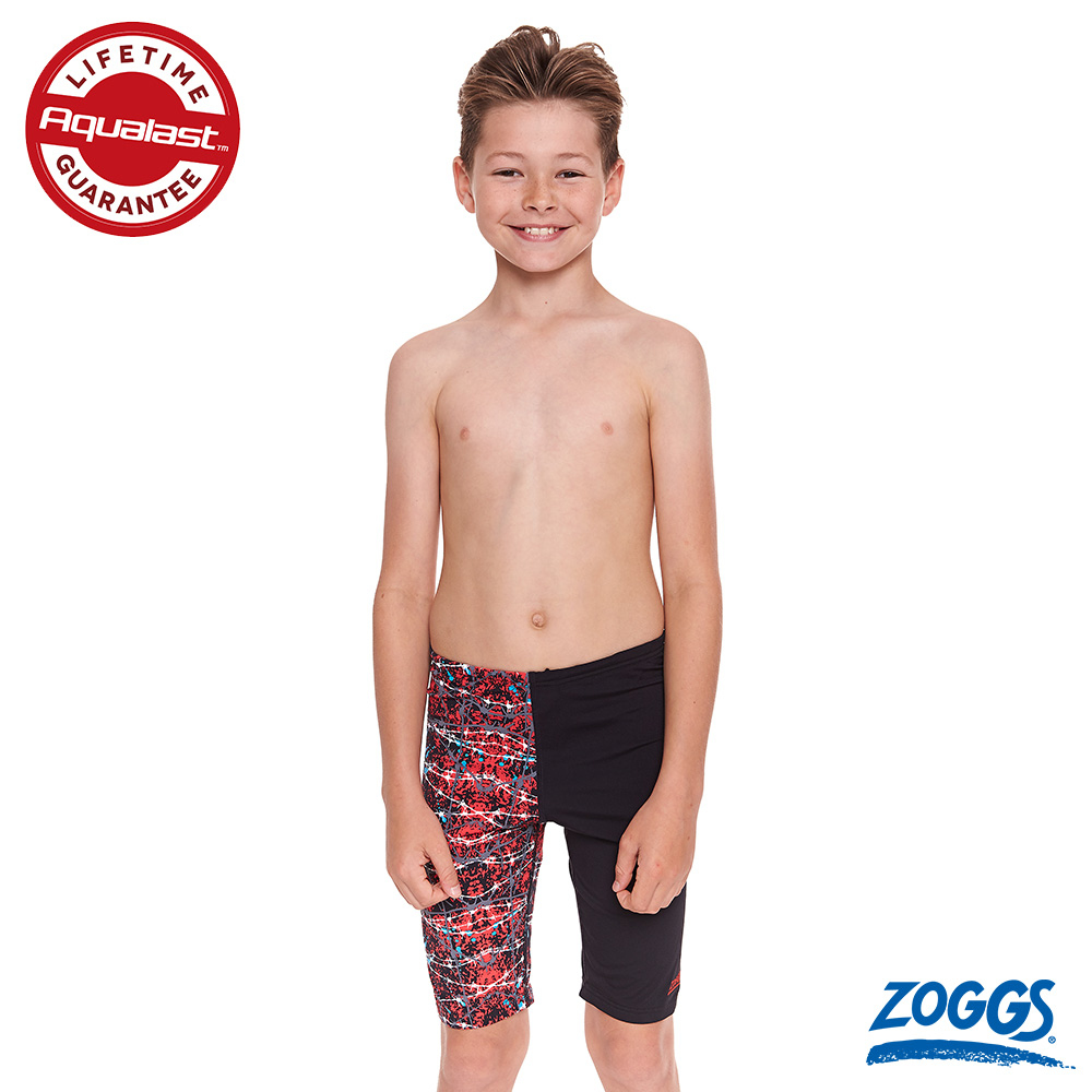 ZOGGS 青少年《半邊塗鴉》及膝泳褲